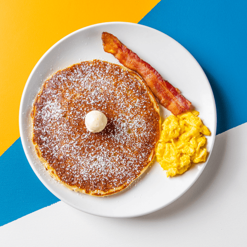 Kids Pancake with egg and bacon