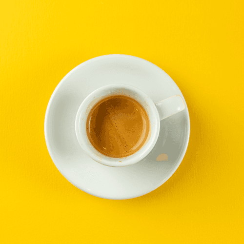 Espresso in a small cup