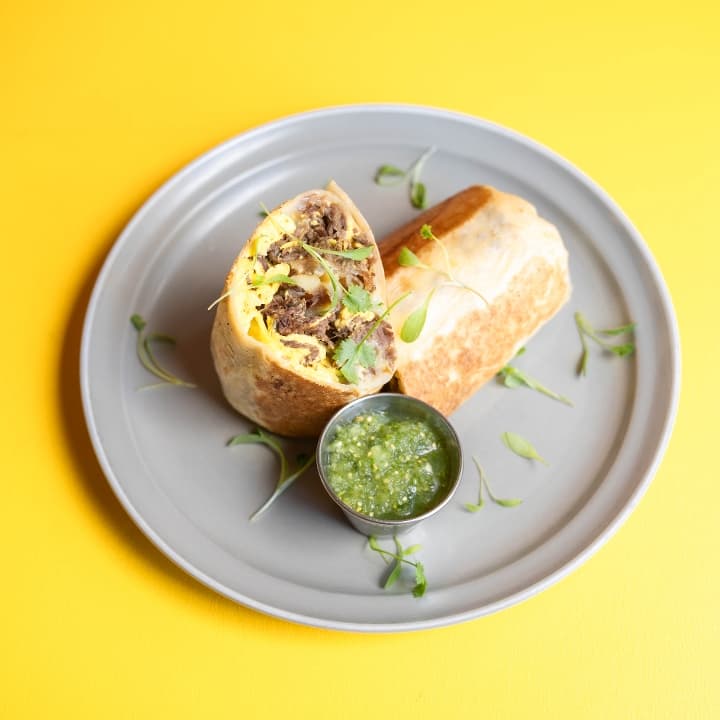 The Brunch Burrito with short rib