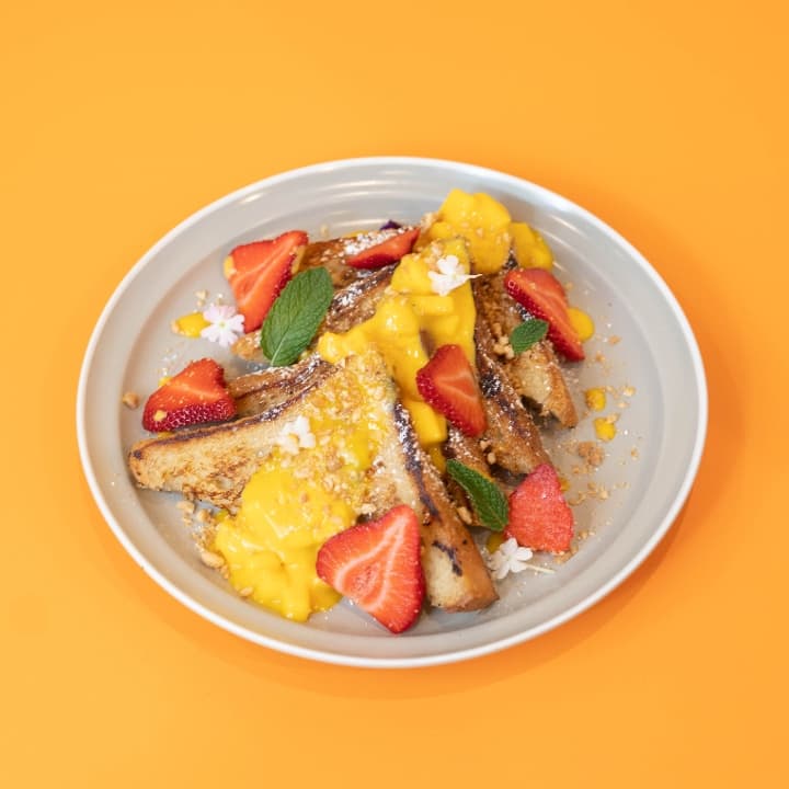 Mango Curd French Toast