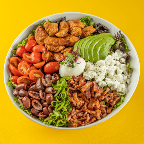 Chicken Cobb Salad with avocado and bacon