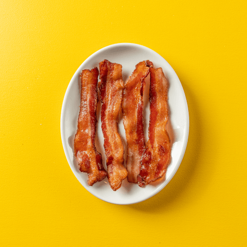 Four slices of bacon
