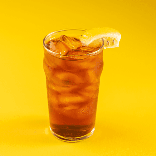 Bottomless iced tea with lemon