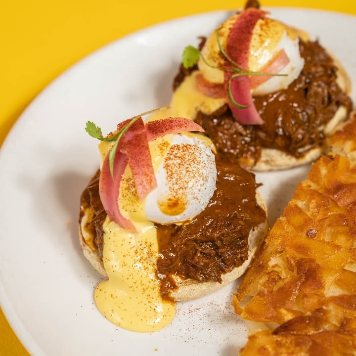 Birria Short Rib Benedict